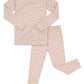 Avauma Baby Boys Girls Pajama Set 6M-7T Kids Cute Toddler Snug Fit Pattern Design Pjs Cotton Sleepwear Flower Pattern (Rose.Pink