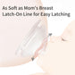 Pigeon Baby Bottle Newborn Feeding Gift Set, Anti-Colic, Wide Neck Bottle With Latch-On Line Nipple (4 Pp Feeding Bottles With N