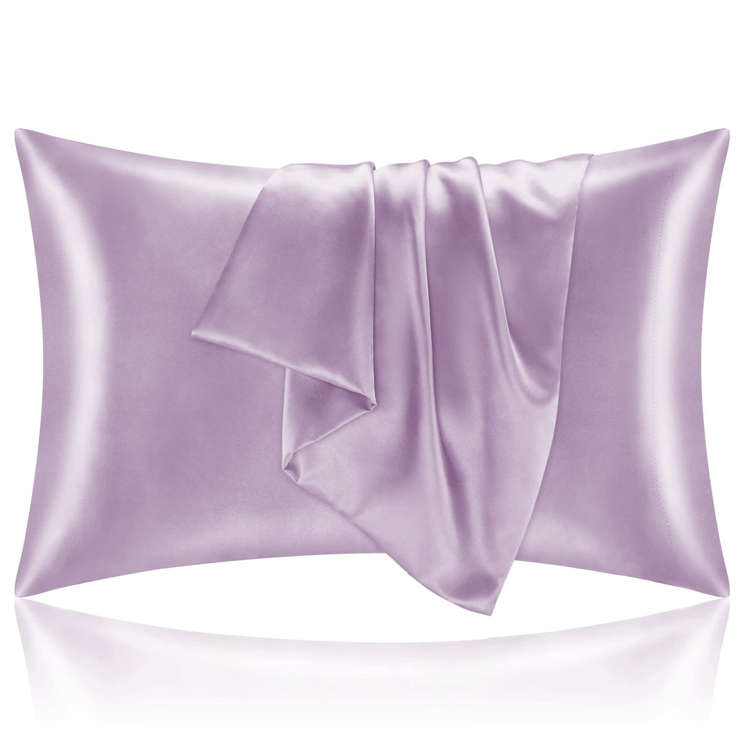 Bedelite Toddler Pillowcases 13X18 Inches - Super Soft And Silky Satin Pillowcase For Hair And Skin 2 Pack, Lavender Cooling Pil