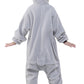 CANASOUR Koala Onesie Kids Halloween Cosplay Costume Girls One Piece Pjs Anime Unisex Hoodie Pajamas Grey For 8-10 Years Boys Pa