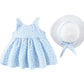 Bold N Elegant  Be Bold Inside & Elegant Outside Baby Girls Mini Frock (Bnekd10090_Blue_18 Months24 Months)