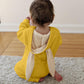 Agqt Baby Boys Bunny Costume 1St Easter Outfit Halloween Animal Costume One Piece Romper Rabbit Ear Bodysuits Hoodie Yellow Size