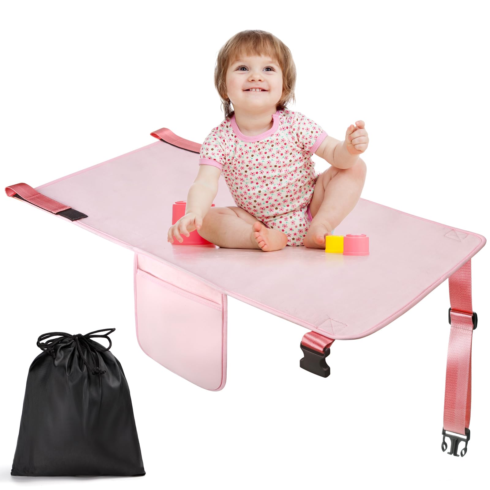 Cozybonder Toddler Airplane Bed, Kids Airplane Seat Extender Travel Bed, Kids Airplane Travel Essentials, Airplane Must Have For