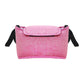 UJEAVETTE Universal Baby Stroller Organizer Durable Line Pram Storage Bag Pink