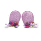Easter Bunny Hair Clips Hairpins with Glitter Rabbit Ears Baby Girls Hair-Clip JHE14 (Purple Ear)