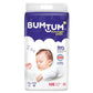 Bumtum Baby Overnight Diaper Pants  Size Nb (25 Kg), 36 Count | All Night Absorption With Pillow Soft Comfort | No Leak | 100%
