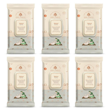Baby Forest Mulmul Baby Wipes (Pack Of 6)