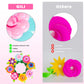 GILI Flower Garden Building Stacking Toys - Build a Bouquet Sets for 4 5 6 Year Old Toddler Girls Arts and Crafts for Little Kid