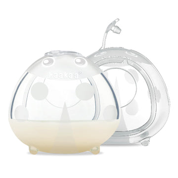 Haakaa Ladybug Milk Collector 1.4Oz- Wearable Breast Shields Soft Nursing Cups Breast Milk Collector Breast Milk Saver Portable
