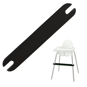 Yeah Baby Goods Adjustable Ikea High Chair Footrest (Black) - Attachable Ikea Antilop Highchair Footrest For Safer Mealtimes