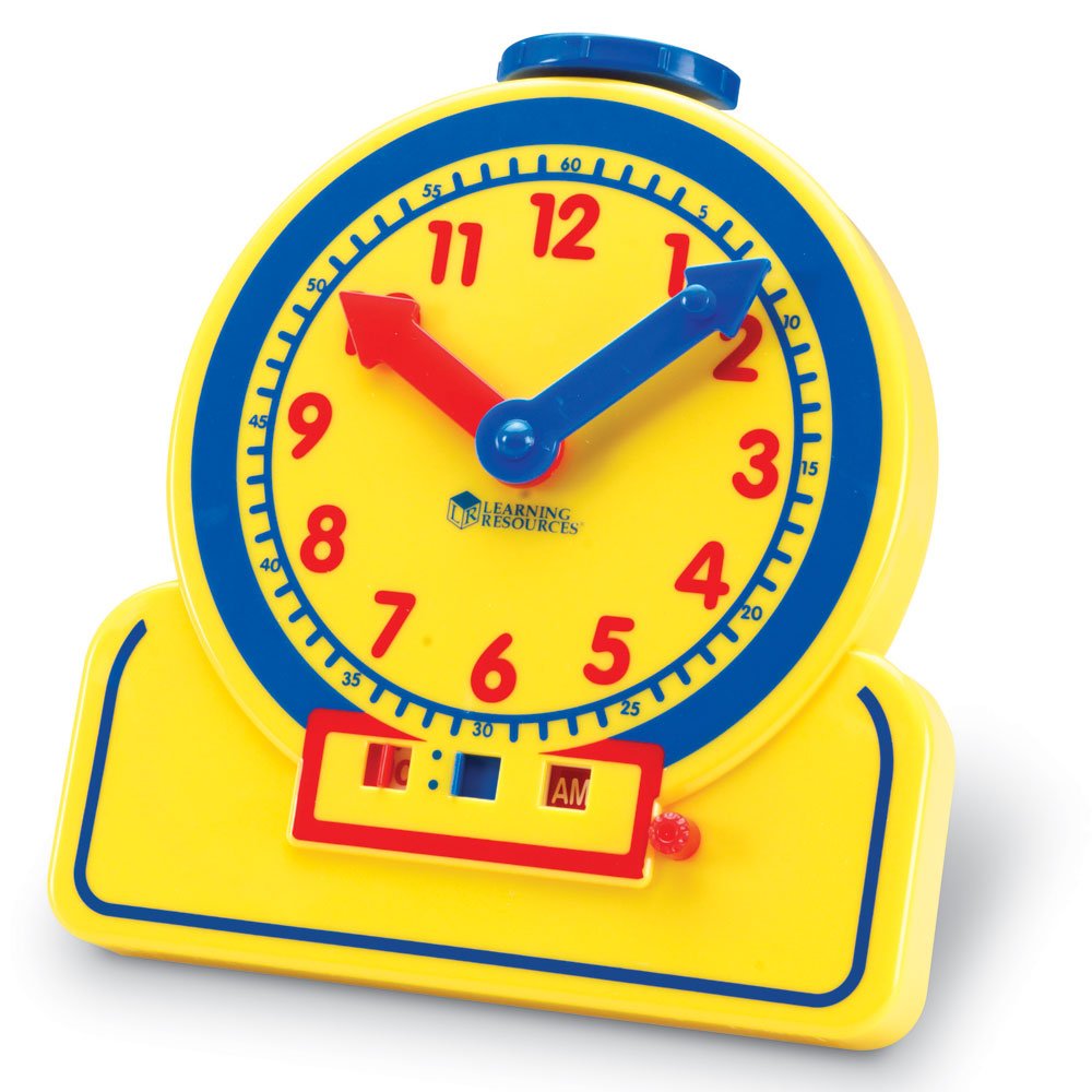 Learning Resources (LER2994) Primary Time Teacher Jr. 12 Hour, Multicolor, Multi-color