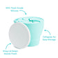 Munchkin Cest Silicone! Snack Catcher Toddler Snack Cup With Lid, Mint