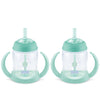 Nuk Learner Straw Cup, 5Oz, 2-Pack - Toddler Sippy Cup With Soft Straw For Easy Drinking, Suitable For Ages 8 Months And Up, Gre