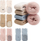 Yanwenx Baby Non Slip Socks Toddler NonSkid Ankle Socks With Grips AntiSlip Crew Cotton Socks For Infants Toddlers Girls Boys 