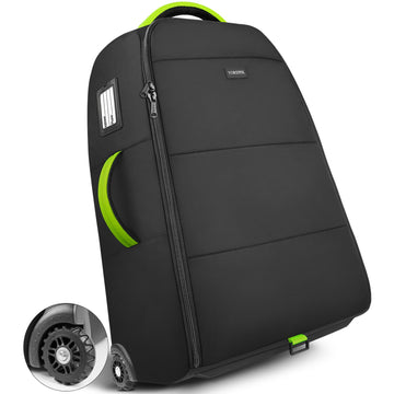 Yorepek Padded Stroller Travel Bag With Wheels For Airplane Compatible With Nuna Mixx Next, Uppababy Minu V2 And Minu, Gate Chec