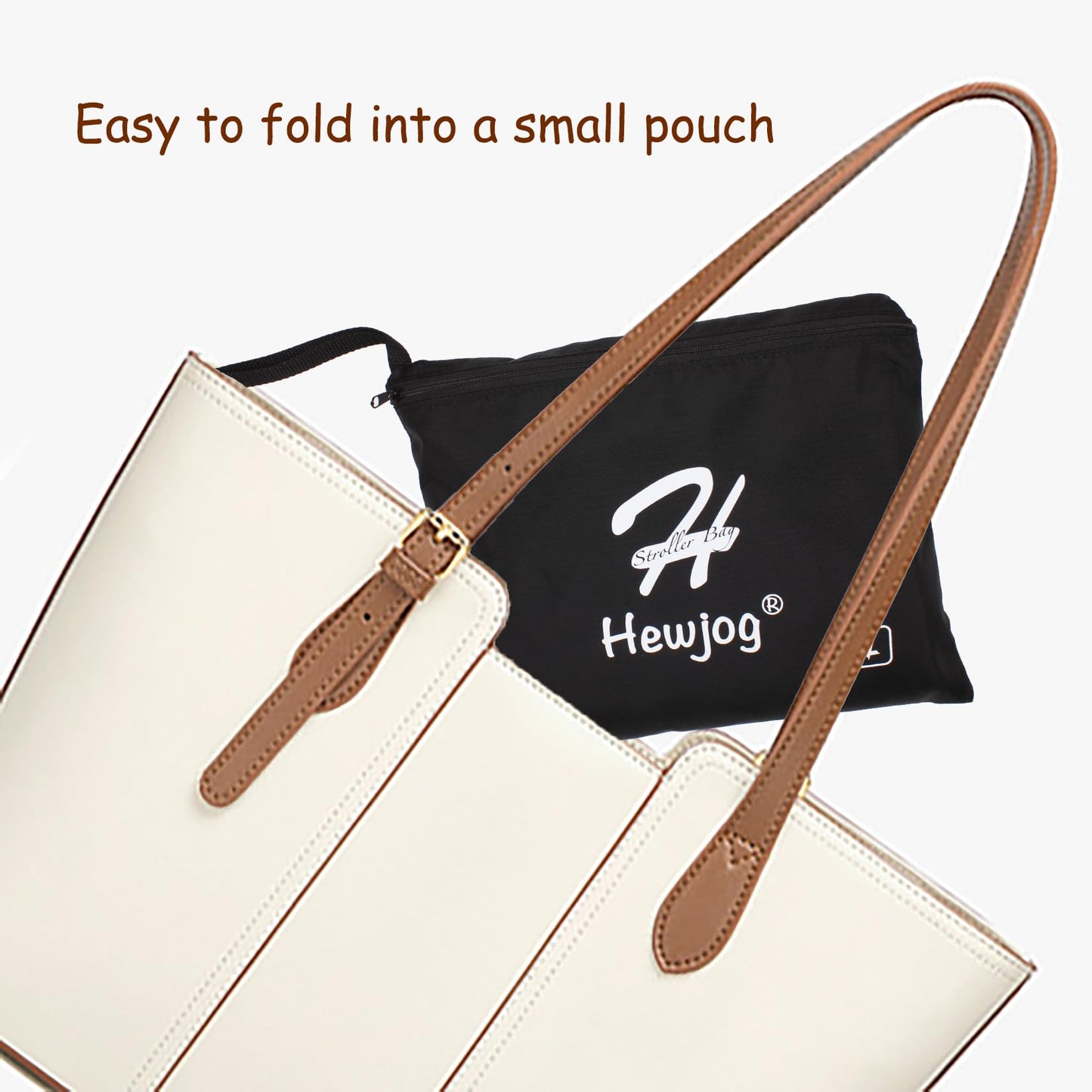 Hewjog Extra Large Stroller Travel Bag For Airplane, For Jogger Jogging & Double Strollers, Water-Resistant Padded Stroller Cove