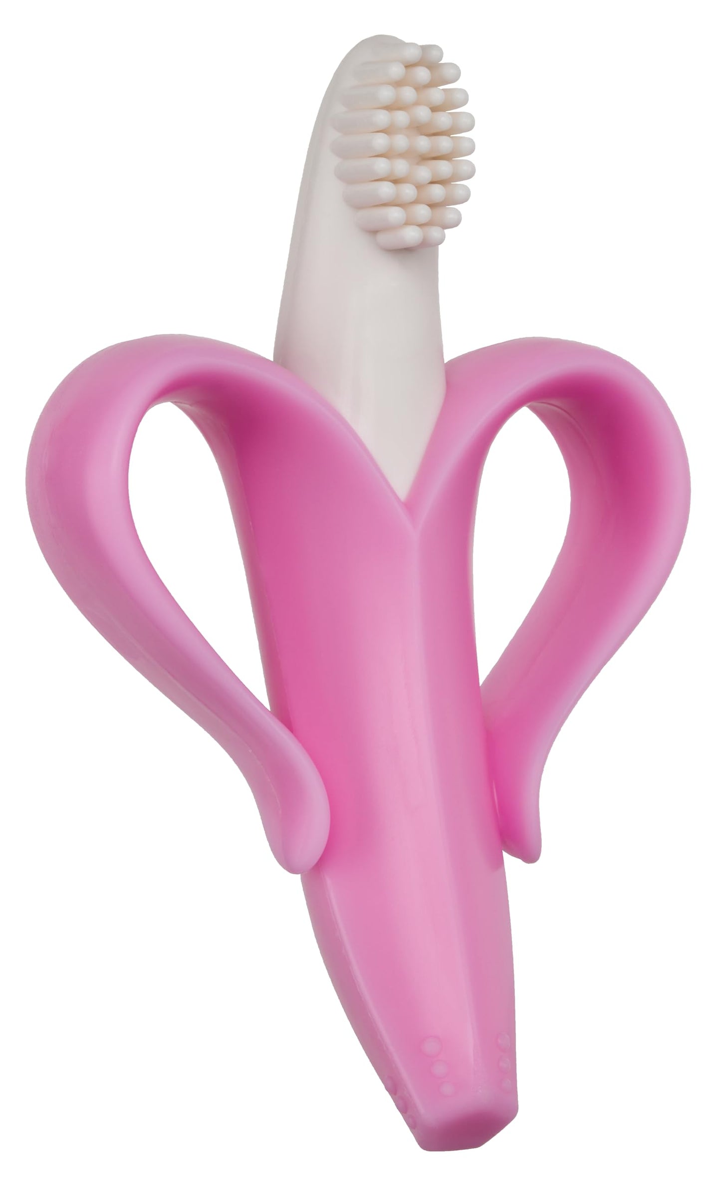 Baby Banana The Original Teether-Toothbrush, Infant to Toddler, Made in USA, Butter-Soft Bristles for Gums and Teeth, Bendable F