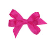 Wee Ones Girls' Classic Grosgrain Hair Bow With Plain Wrap Center On A Weestay Hair Clip, Handmade, Baby Sized Bow, Shocking Pin
