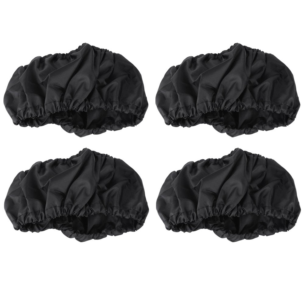 4Pcs/Set Baby Carriage Dust Cover Stroller Wheel Black Accessories for Child Kid Baby(S)