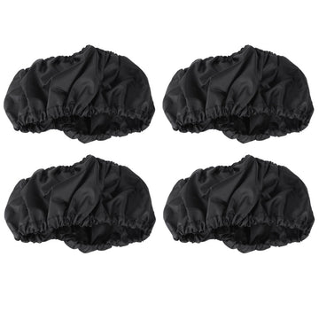4Pcs/Set Baby Carriage Dust Cover Stroller Wheel Black Accessories for Child Kid Baby(S)