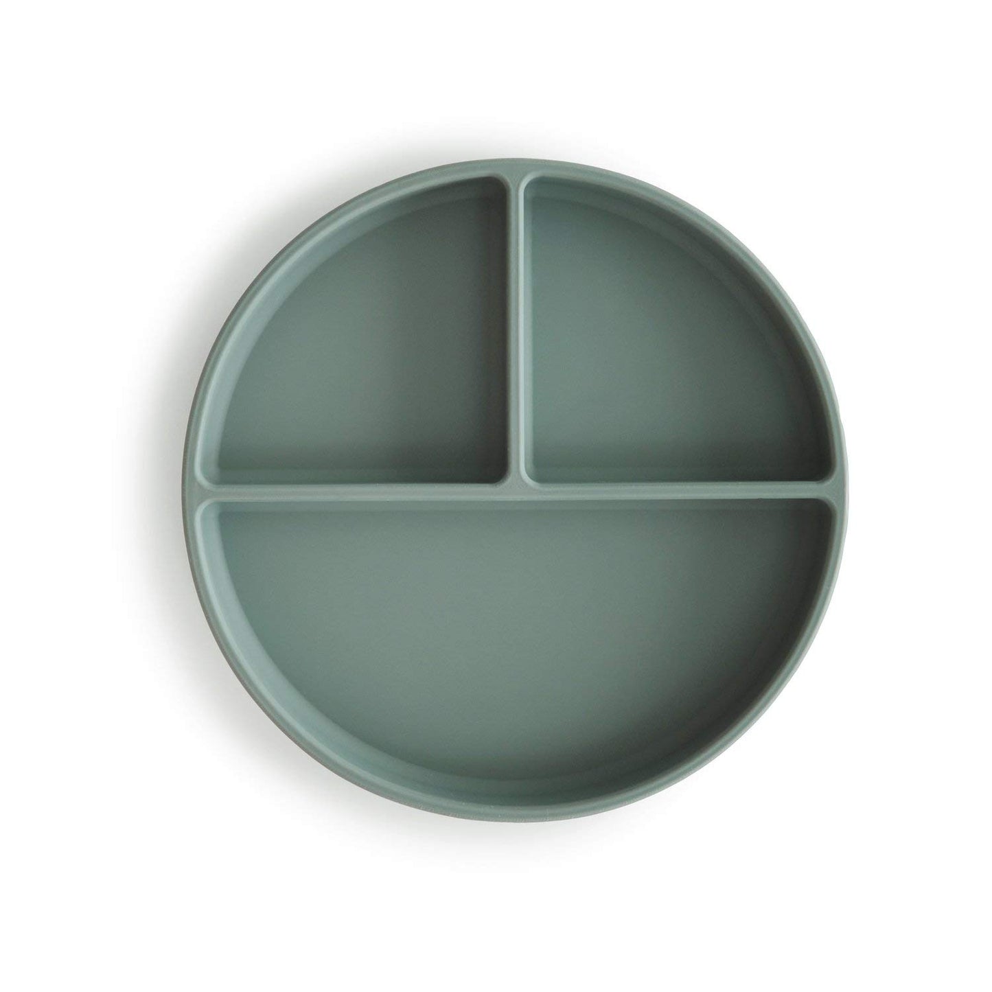 Mushie Silicone Suction Plate | Bpa-Free Non-Slip Design (Cambridge Blue)
