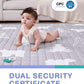 Wonday Thick Baby Floor Playmat For Playpen, Bear Foldable Kids Crawling Mat 71 X 79 For Babies 6-12 Months, Infant Playpen Mat