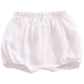 Ayiyo Baby Girls Boys Soft Cotton Linen Bloomers Cute Loose Harem Shorts White 11