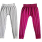 LOVO Girls Lycra Leggings (SLEX0103040670, Multicolor, 78 Years) Pack of 4