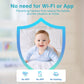 Jousecu Baby Monitor With 2 Cameras, Video Baby Monitor, 4.3' Lcd Split Screen,2-Way Audio, Crying Detection, Night Vision, Tem