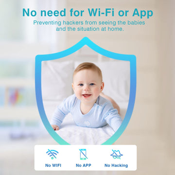 Jousecu Baby Monitor With 2 Cameras, Video Baby Monitor, 4.3' Lcd Split Screen,2-Way Audio, Crying Detection, Night Vision, Tem