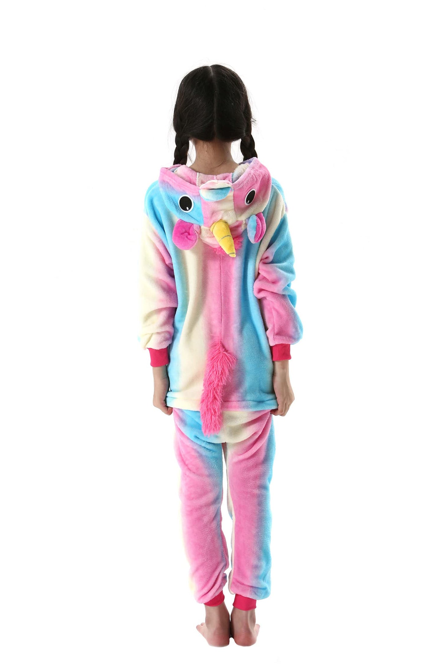 Atoz Onesie For Kids, Animal Pajamas Halloween Cosplay Costume For Girls Boys, Unicorn 8-9Y