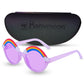Babymoon Kids Unicorn Shaped Summer Sunglasses Goggles For Baby Girls & Boys | 28 Y | Purple