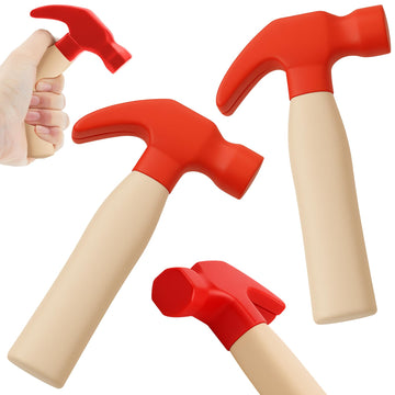 Zhanmai 2 Pcs Toy Foam Hammer, Simulation Hammers, Christmas Stocking Stuffers to Release Anxiety, Classroom Educational Toy for