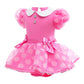 Fmyfwy Baby Girls Minnie Princess Costume Halloween Christmas Birthday Party Romper Tutu Dress W/Headband Hot Pink 80