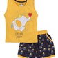 Cutopies Sage Olive 100% Pure Cotton Sleeveless TShirt And Shorts Set (Pack Of 1) Baby Boys Clothing Sets