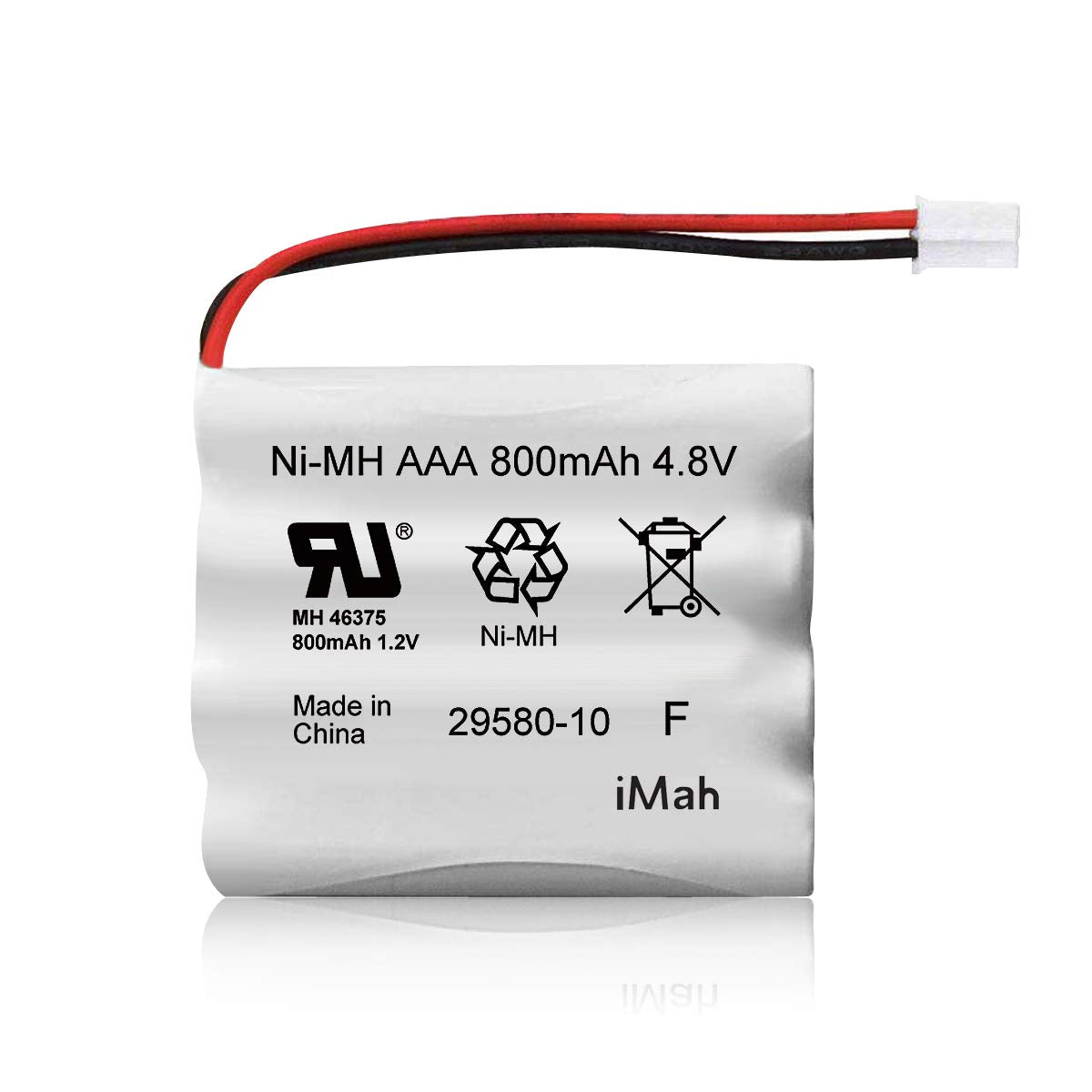Imah Replacement 29580-10 Battery For Summer Infant Baby Monitor 29580 29590 29610 29620 29630 29710 29740 29790 29940 Ni-Mh Aaa