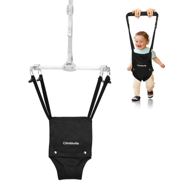 Cowiewie Baby Door Jumper, 2 In 1 Baby Walking Harness, Baby Jumper With Adjustable Height, Ages 6 Months +