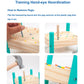 OUJILA Wooden Baby Workbench Pounding Hammer Toy for Toddlers,STEM Educational Preschool Learning Toys for Kids, Great DIY Gift