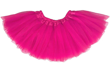 Dancina Tutu Big Girls Tweens Fancy Dress Up Prom Dance Tulle Petticoat 8-13 Years Hot Pink