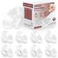 17mm Flange Inserts Compatible with Momcozy Wearable Breast Pump, 8PCS Softer Silicone Flange Insert Kit for 24mm Shield of Most