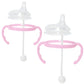 Botabee Pink Soft Spout - Transition Sippy Cup Kit For Comotomo 5 & 8 Oz Bottles - Conversion Kit Fits 5 Ounce & 8 Ounce Bottles