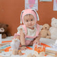 Agqt Baby Girls 1St Easter Outfit Set Halloween Bunny Costume One Piece Romper Overalls With Rabbit Ear Hat Pink Size 12-18 Mont
