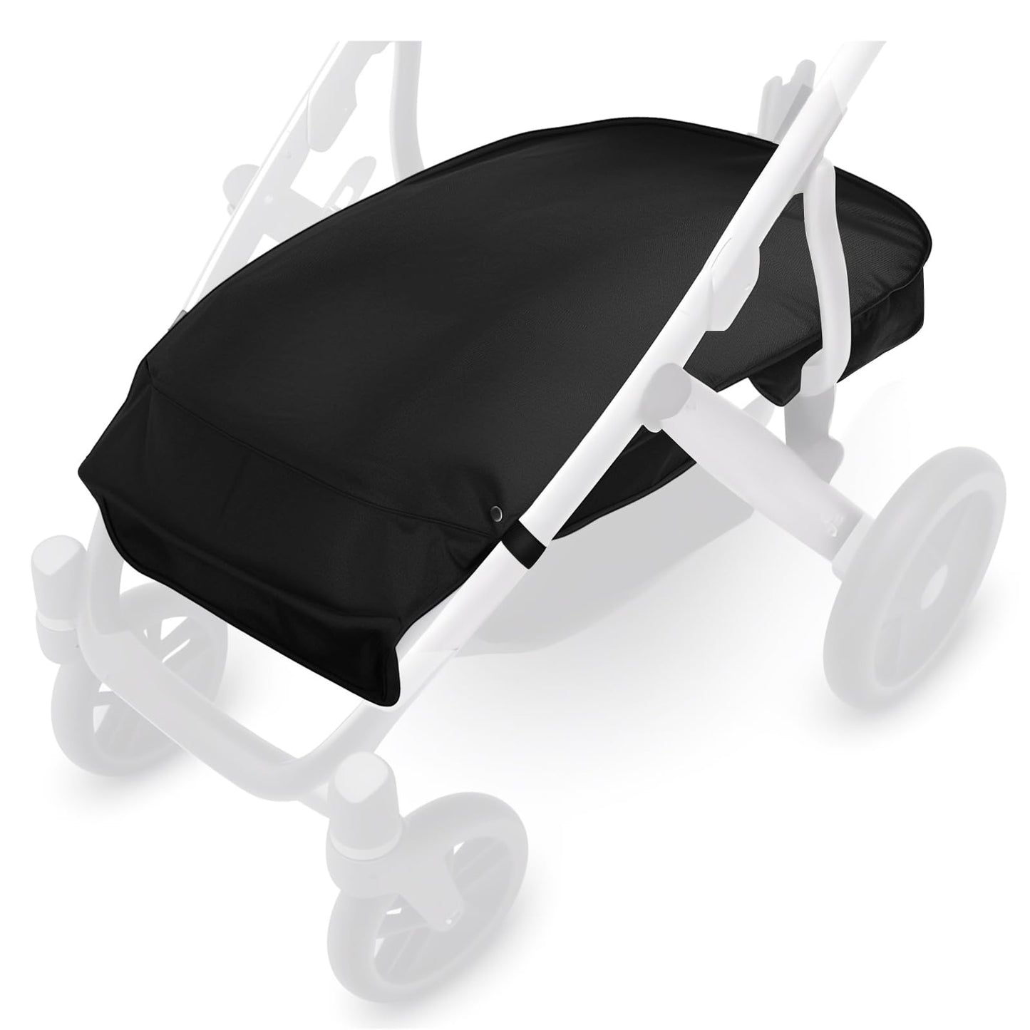Quintriae Stroller Basket Cover for UPPAbaby Vista V2 & V3 Accessories - Water-Resistant Storage Protector, Conceals Items, Easy