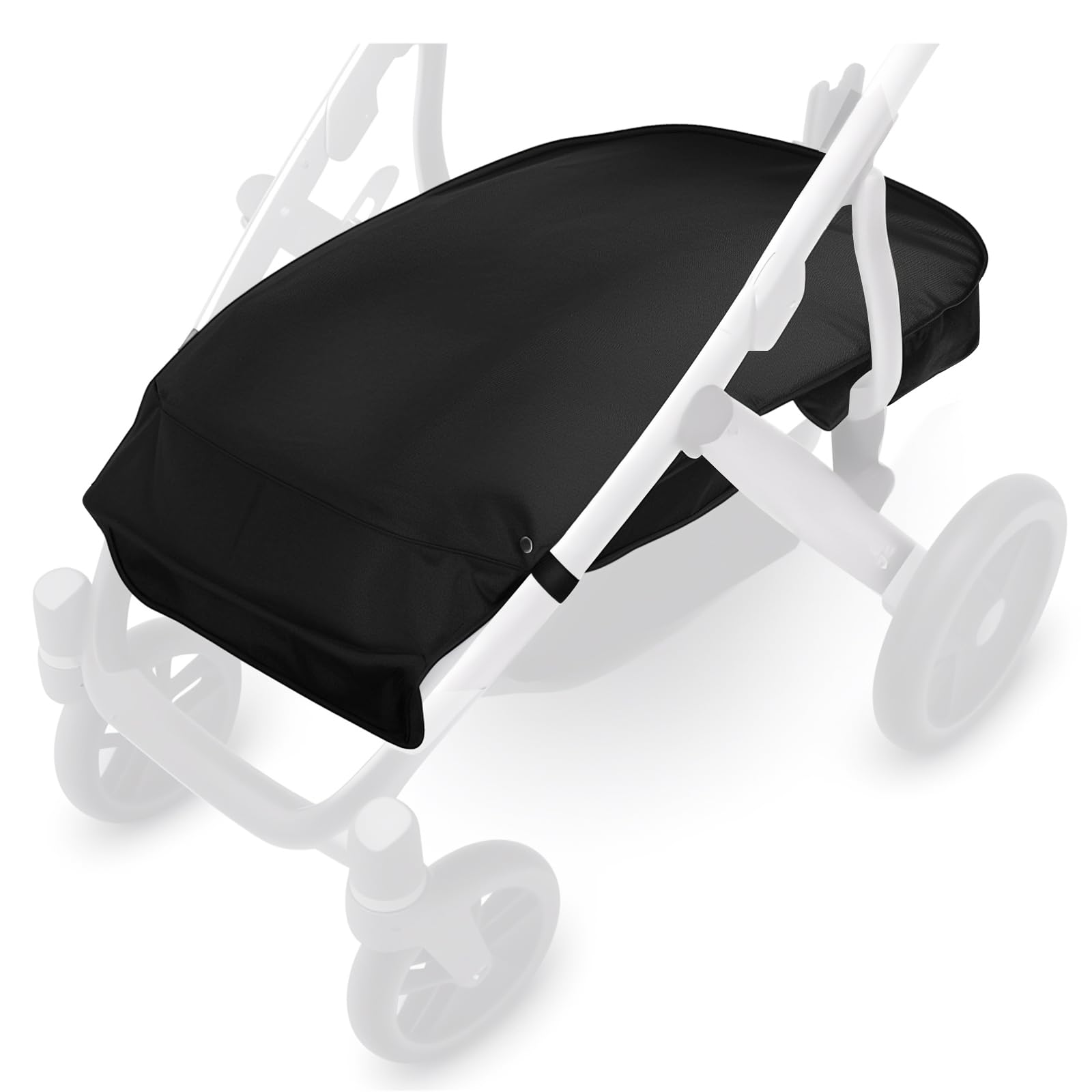 Quintriae Stroller Basket Cover for UPPAbaby Vista V2 & V3 Accessories - Water-Resistant Storage Protector, Conceals Items, Easy