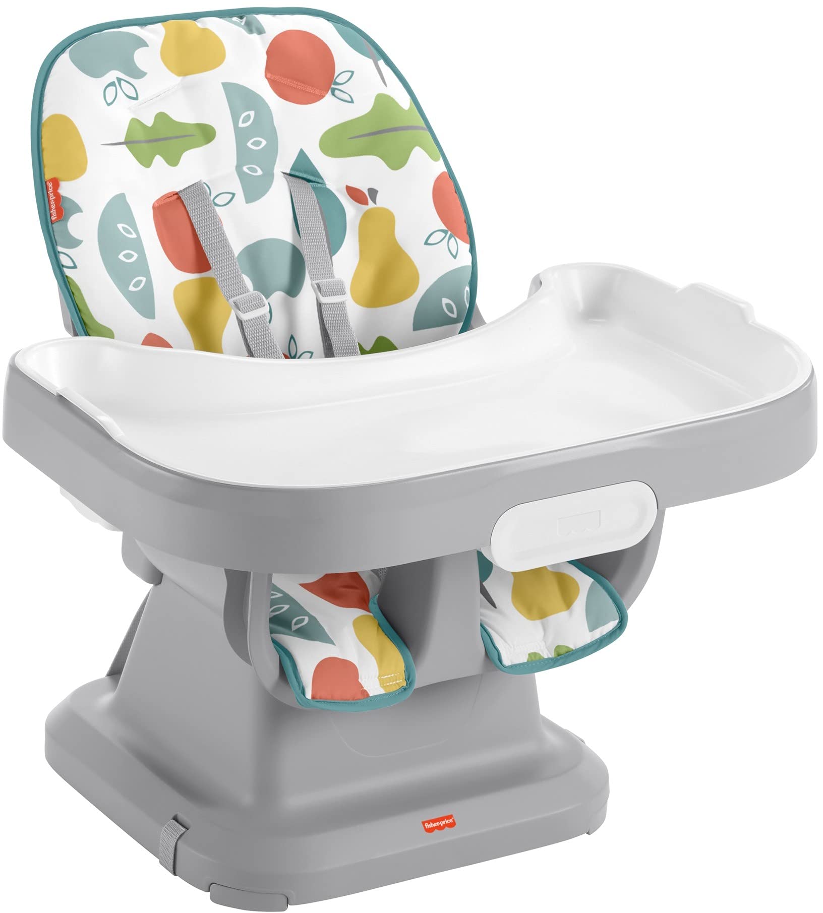 Fisher-Price Baby to Toddler High Chair SpaceSaver Simple Clean Portable Dining Seat & Booster with Washable Deep Tray & Liner, 
