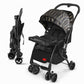 Luvlap Sunshine Plus Stroller/Pram With Reversible Handlebar, 5 Point Harness, 3 Level Recline Adjustment, Compact And Easy Fold