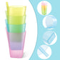 Sippy Cup 4Pcs Toddler Sip Cups With Built In Straw Kids Drink Cups With Straws