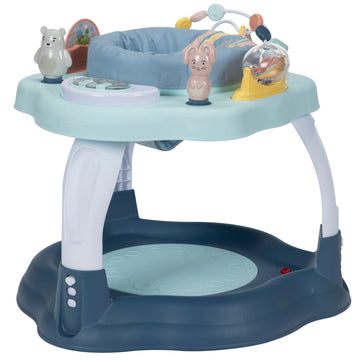 Cosco Play-In-Place Stationary Activity Center, 6 Engaging Toys And A 360 Rotating Seat, 3-Position Height Adjustment Machine-Wa