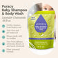 Puracy Shampoo & Body Wash For Children - Perfect Skin, Pure Ingredients - With 12 Fruit & Vegetable Extracts For Silky Smooth S