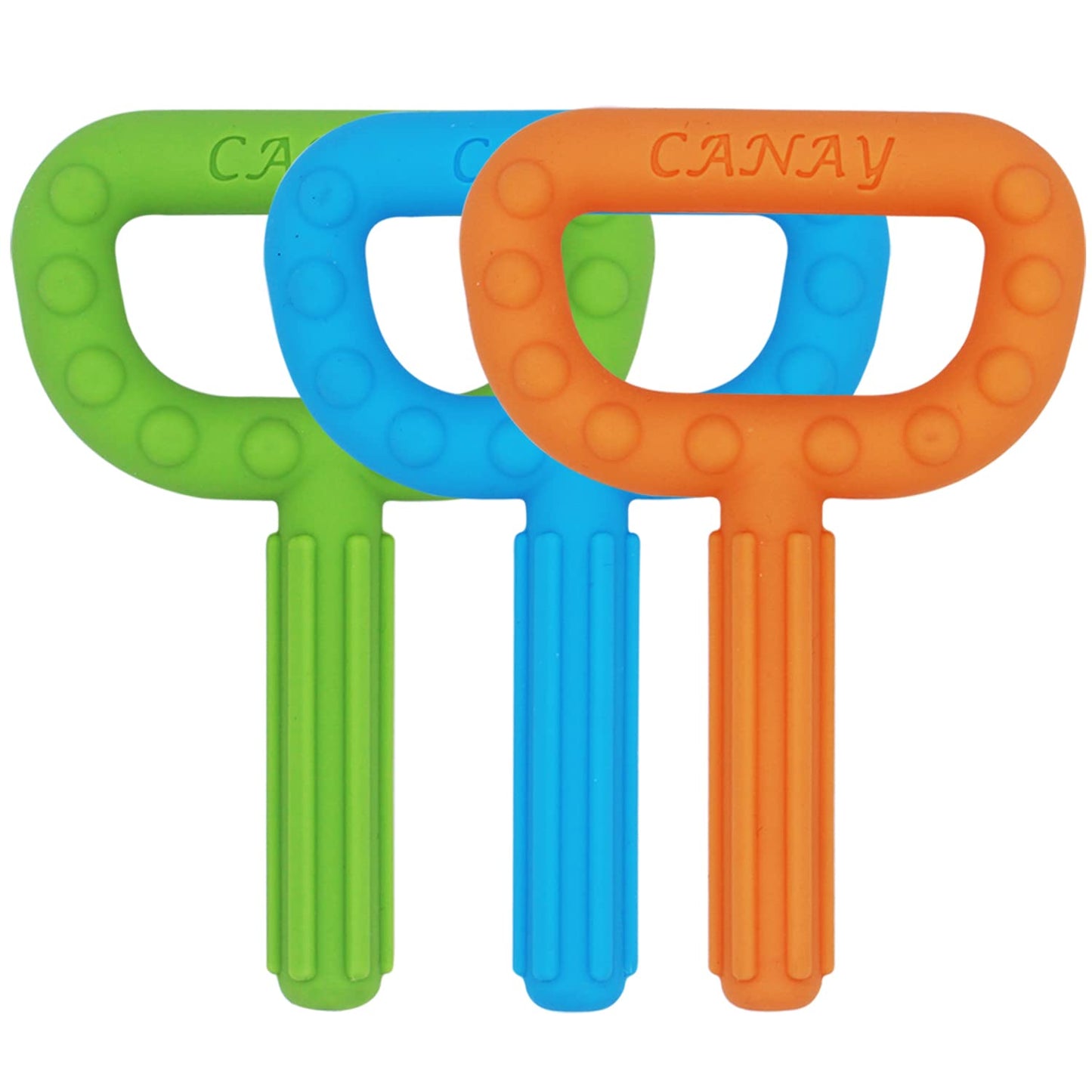 Hand-Held Sensory Chew Toys for Autistic Children, Chew Sticks Alt. to Chew Necklaces for Sensory Kids, Oral Motor Stimulation, 